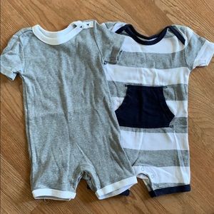 Burt’s Bees Baby Rompers